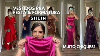 OS VESTIDOS DE FESTA MAIS LINDOS DA SHEIN [upl. by Australia]