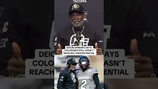 Deion Sanders said Colorado is just getting started shorts [upl. by Kehoe]