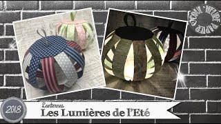 VidéoTuto quotLanternes  Les Lumière de lEtéquot par CoulHeure Papier [upl. by Lleumas]