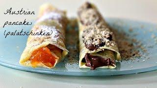 Palatschinken  austrian pancakes [upl. by Lennon]