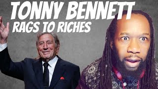 TONY BENNETT Rags to riches Music Reaction First time hearing [upl. by Adianes]