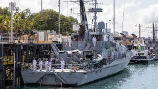 HMAS Glenelg Decommissioning [upl. by Tonnie108]