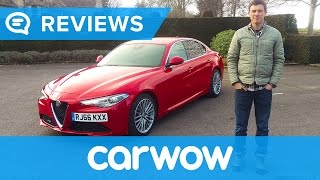 Alfa Romeo Giulia 2018 saloon indepth review  Mat Watson Reviews [upl. by Kcerred225]