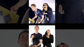 Madison Chock and Evan Bates OREO CHALLENGE figureskating olympics chockandbates skating [upl. by Irej]