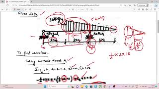 SFD and BMD for overhanging beam problem 2 [upl. by Hagar916]