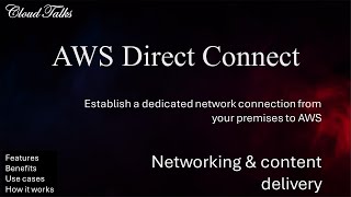 AWS Direct Connect [upl. by Akieluz]