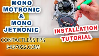 Contactless TPS 3437022 installation tutorial on Audi 80 monomotronic [upl. by Negriv]