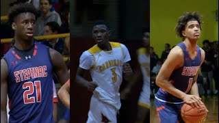 UNC amp Duke commits RJ Davis and Adrian Griffin Jr DEFEAT Cardinal Hayes at HOME OPENER [upl. by Frentz254]