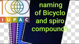 Nomenclature of bicyclo and spiro compounds  Bicyclo and spiro naming for neet iit jee exams [upl. by Hopkins372]