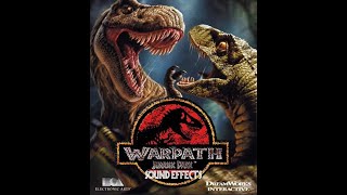 Warpath Jurassic Park creature sound effects INCLUDES INTRO AND VICTORY SOUNDS [upl. by Nwatna]