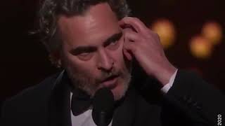 Joaquin Phoenix  Oscars Acceptance Speech [upl. by Kevan]