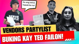 NABUKING NI TED FAILON ANG PARTYLIST NI DIWATA NA VENDORS [upl. by Llednor]