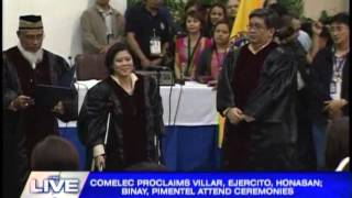 Comelec proclaims 5 winning senators [upl. by Pennington]