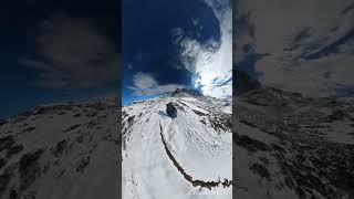 Walking through the snowy field of beautiful Langtang Valley ⛰️ langtang nepal everestman trek [upl. by Misab]