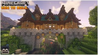 Minecraft Bridge House Tutorial [upl. by Eyssej]