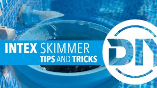 INTEX POOL SKIMMER  Tips and tricks on how to use this skimmer and keep your pool clear and clean [upl. by Marguerite]