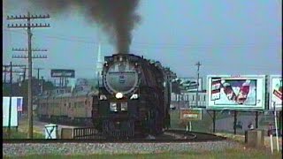 Union Pacific 3985 June 1995 Dallas to Fort Worth Texas Pt 4 [upl. by Ysnil346]