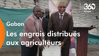 Les engrais don du roi Mohammed VI du Maroc désormais aux mains des producteurs gabonais [upl. by Hamburger]