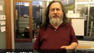 Richard Stallman quotIs Free Software Anarchistquot [upl. by Aliahkim331]