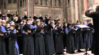 Cathedral of the Madeleine Choir performing Deep River in Italy [upl. by Kir]