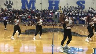 Doing the butt Mckinley High school amp Pantherettes Pep Rally 20162017 [upl. by Milton181]