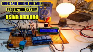 how to make over and under voltage protection system [upl. by Auqinaj]