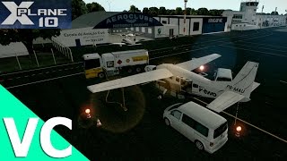 VIDEO CLIP  Set GROUND HANDLING DELUXE by JARDesign to C208B Caravan [upl. by Simetra]