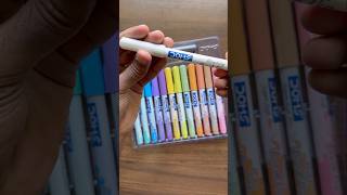 Doms pastel brush pen review in Tamil brushpen doms drawing [upl. by Lita648]