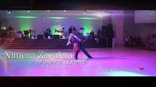 Ximena Zavaletas QuinceaÃ±eras Surprise Dance  Tango Dance  Baile Sorpresa [upl. by Odinevneib]