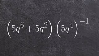 Learn to divide a binomial by a monomial [upl. by Danete]