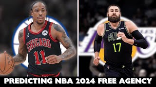 Predicting Where The Top 15 Free Agents Of The NBA Will Go [upl. by Aynotahs45]