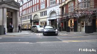 Arab Nissan GTR quotpowerslidequot in London [upl. by Hardej542]