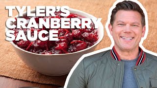 Tyler Florence Makes CranberryOrange Sauce  Tylers Ultimate  Food Network [upl. by Shellans885]