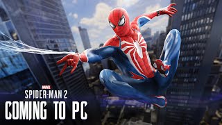 Marvels Spider Man 2  Coming to PC Trailer Official Release Date [upl. by Duwad]