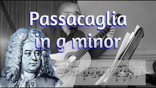 Passacaglia in g minor for solo guitar [upl. by Eiznek918]