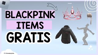 CORONA Y MAS ITEMS GRATIS DE BLACKPINK ROBLOX  FREE [upl. by Zacharias544]