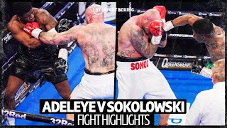 Official Fight Highlights David Adeleye v Kamil Sokolowski [upl. by Bertila]