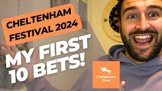 CHELTENHAM FESTIVAL 2024  MY FIRST 10 ANTE POST BETS  HORSE RACING TIPS SELECTIONS amp THOUGHTS [upl. by Harutak398]