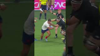 He reacted first rugby speed fast tackle rwc2023 shorts [upl. by Wilmette]