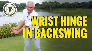 PROPER WRIST HINGE IN GOLF BACKSWING [upl. by Laurens]