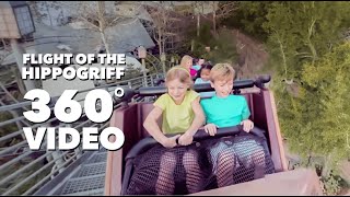 360 Video Flight of the Hippogriff  Islands of Adventure [upl. by Airb]