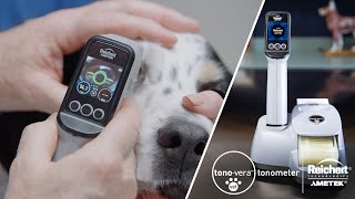 Reichert® TonoVera® Vet Veterinary Tonometer with ActiView™ Positioning System  Product Use [upl. by Avert]