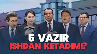 NAZARBEKOVDAN UMAROVAGACHA 5 VAZIR ISHDAN KETADIMI [upl. by Dralliw]