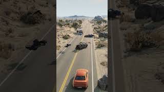 Realistic Highway Car Crashes 228  BeamNGdrive shorts beamngdrive car crash [upl. by Aikar59]