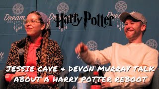 Devon Murray amp Jessie Cave react to what Miriam Margolyes said amp talk about a Harry Potter reboot [upl. by Alyag]