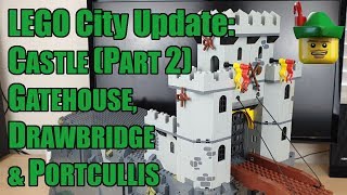 LEGO City Update  Castle Part 2  Gatehouse Drawbridge amp Portcullis 6080 6074 🏰🏹 [upl. by Kilgore16]