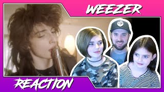 Weezer  Take On Me  Dad and Daughters Reaction  Calpurnia Rock Band [upl. by Bessy]