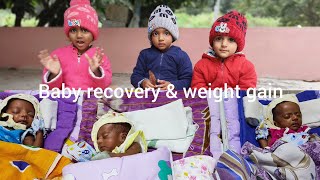 triplets recovery journeyamp baby weight part2growth recovery [upl. by Crutcher]