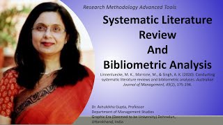 Systematic Literature Review and Bibliometric Analysis literature reviewbibliometric analysis [upl. by Donnell]