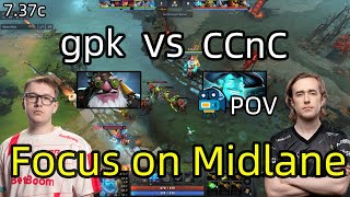 CCnC Storm Spirit VS gpk Sniper  Focus on Midlane  737c [upl. by Huebner641]